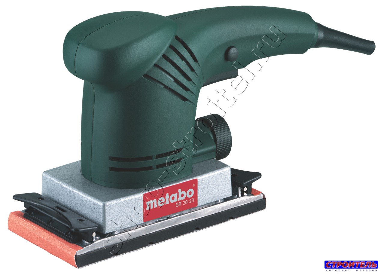 Увеличенная фотография Шлифмашина вибр. Metabo SR 20-23 Плоская шл.маш., 210вт, 92х183мм